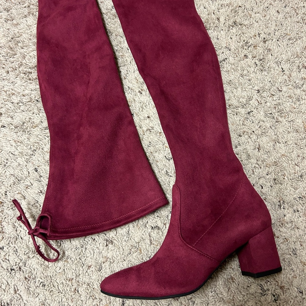 Stuart Weitzman genna 60 over the knee suede boot - Picture 4 of 9